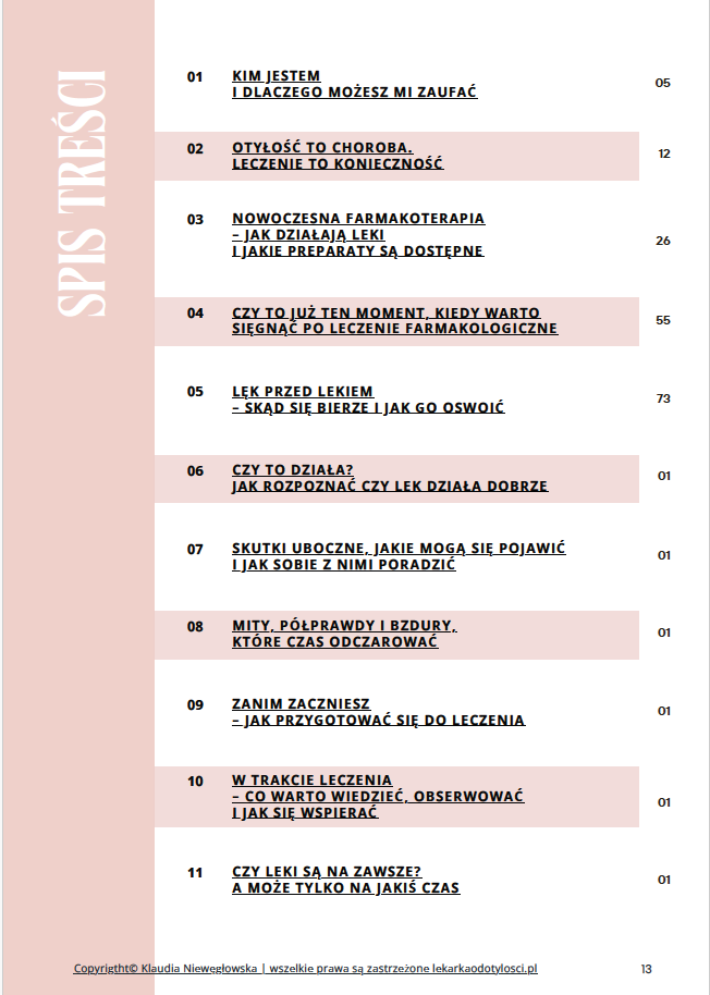 ebook: Leki ,,na otyłość''. Fakty, mity i praktyczne wskazówki, jeśli już je stosujesz - obrazek 4